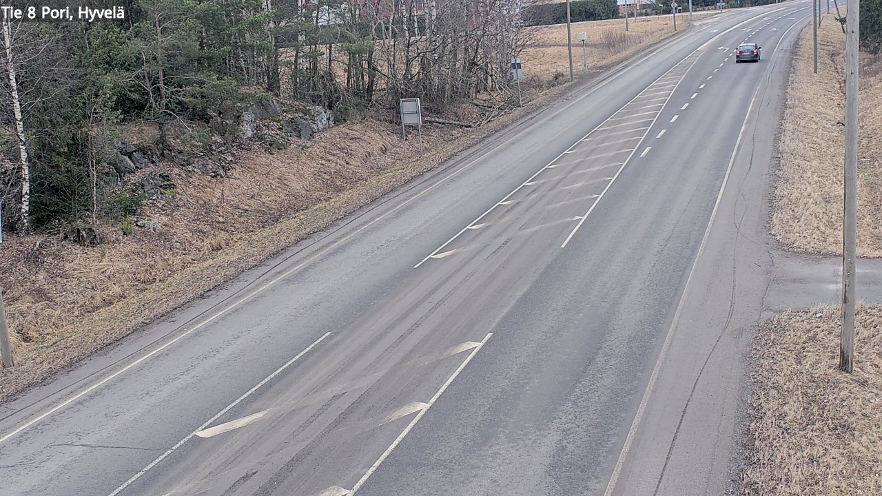 Weather Camera Image Road 8 Pori, Hyvelä, Pori, Satakunta