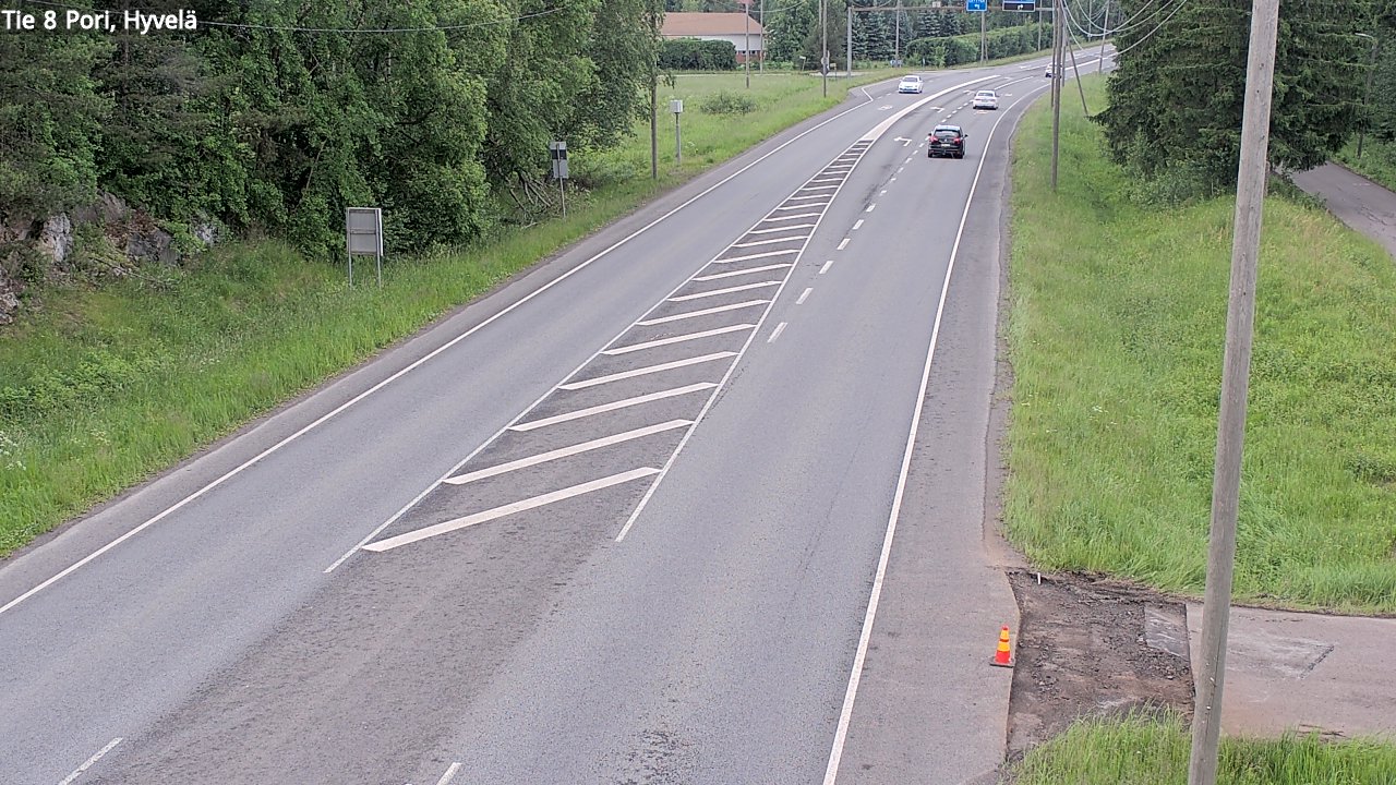 Kelikamerat Kuva Tie 8 Pori, Hyvelä, Pori, Satakunta