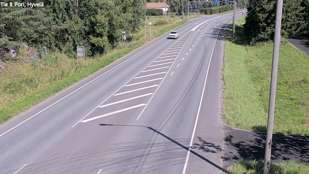 Kelikamerat Kuva Tie 8 Pori, Hyvelä, Pori, Satakunta
