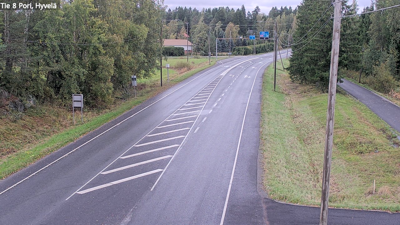 Kelikamerat Kuva Tie 8 Pori, Hyvelä, Pori, Satakunta