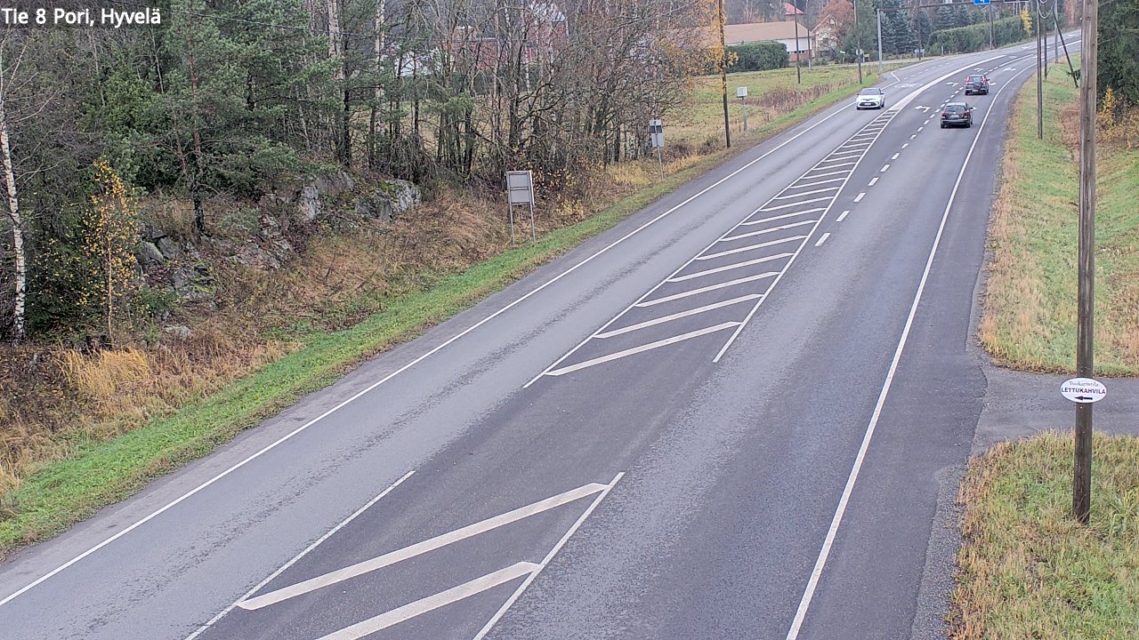 Kelikamerat Kuva Tie 8 Pori, Hyvelä, Pori, Satakunta