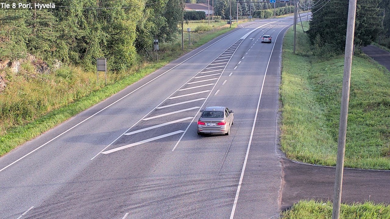 Kelikamerat Kuva Tie 8 Pori, Hyvelä, Pori, Satakunta