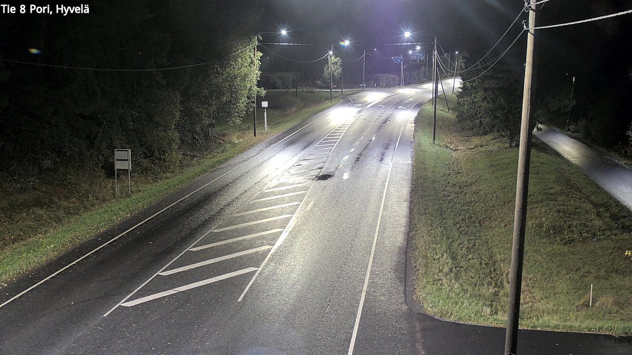 Kelikamerat Kuva Tie 8 Pori, Hyvelä, Pori, Satakunta