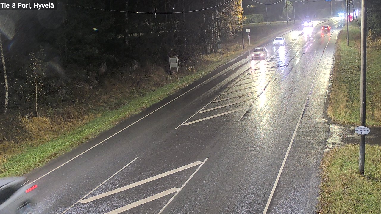 Kelikamerat Kuva Tie 8 Pori, Hyvelä, Pori, Satakunta