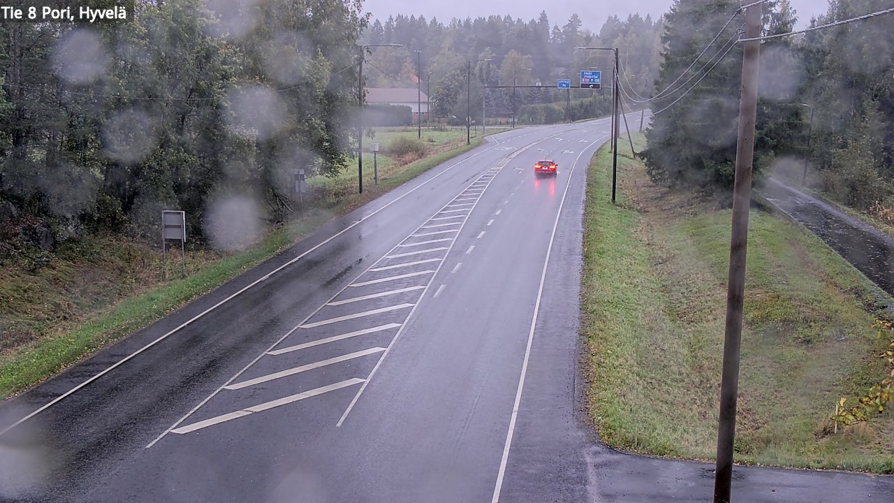 Kelikamerat Kuva Tie 8 Pori, Hyvelä, Pori, Satakunta
