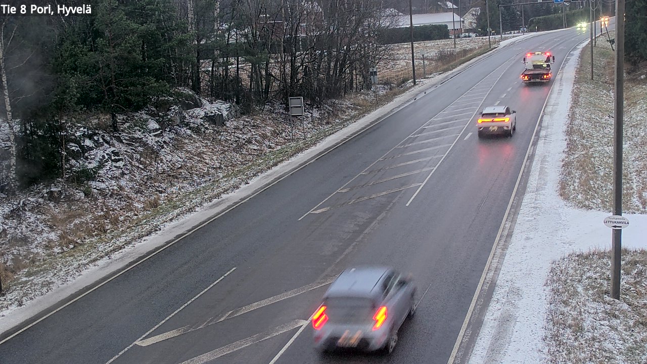 Kelikamerat Kuva Tie 8 Pori, Hyvelä, Pori, Satakunta