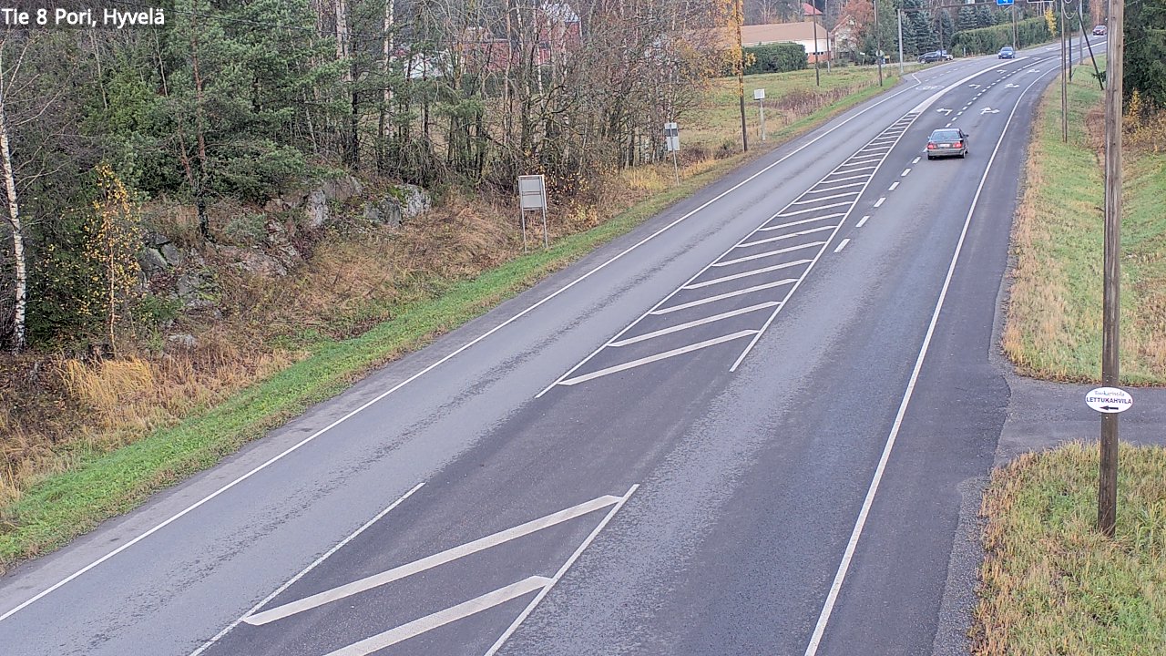 Kelikamerat Kuva Tie 8 Pori, Hyvelä, Pori, Satakunta