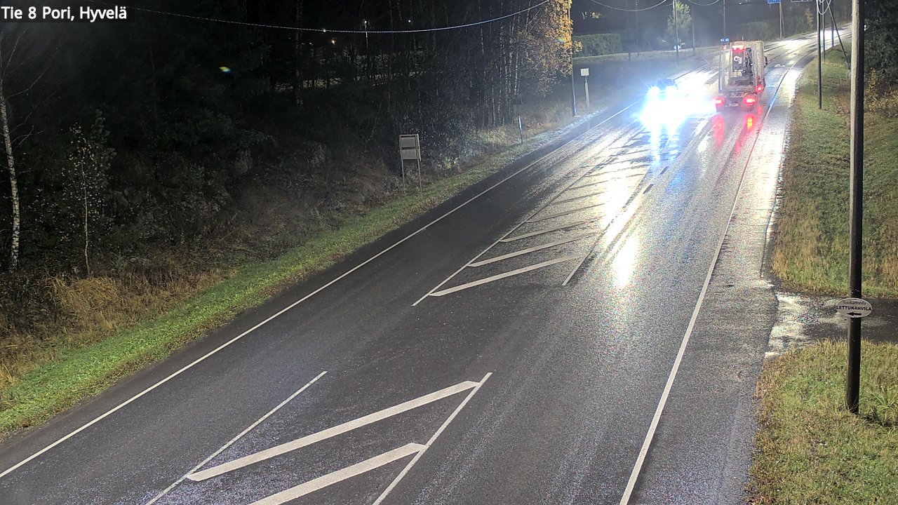 Kelikamerat Kuva Tie 8 Pori, Hyvelä, Pori, Satakunta