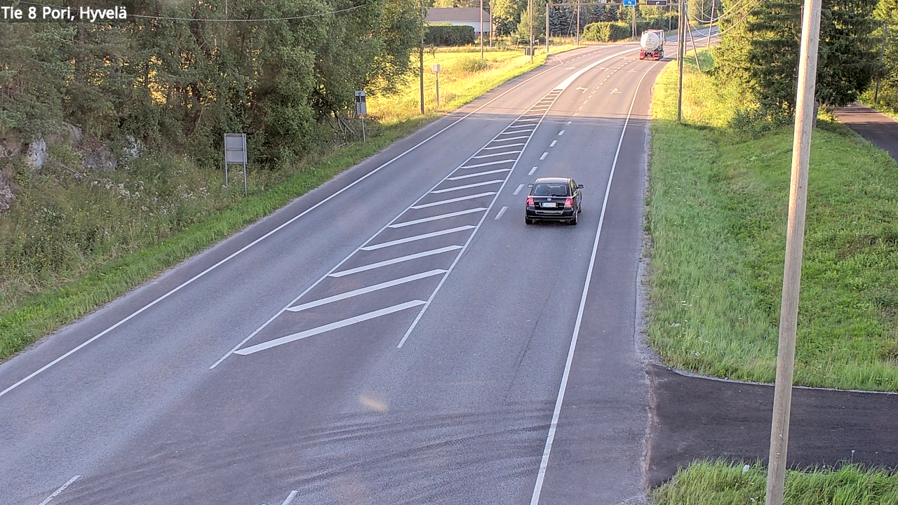 Kelikamerat Kuva Tie 8 Pori, Hyvelä, Pori, Satakunta