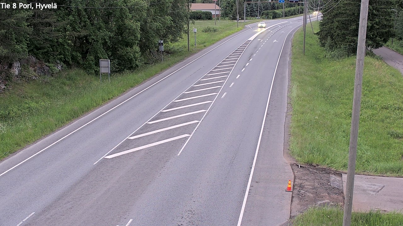 Kelikamerat Kuva Tie 8 Pori, Hyvelä, Pori, Satakunta