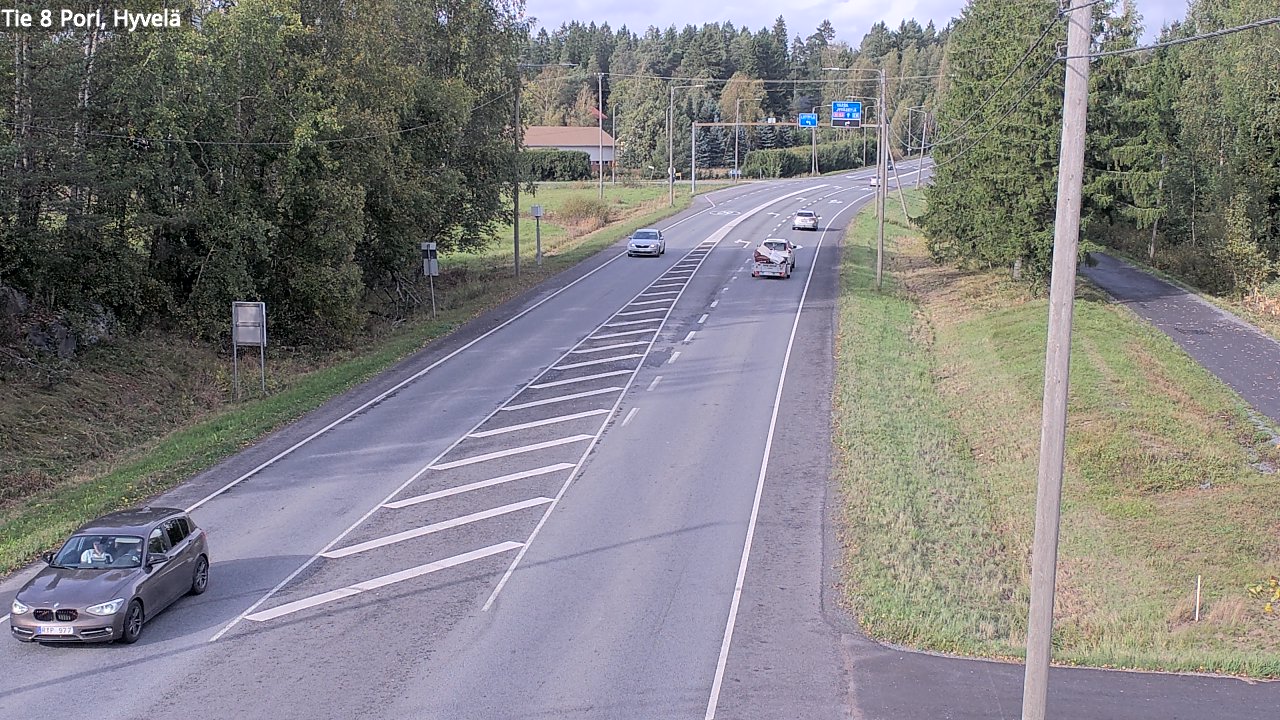 Kelikamerat Kuva Tie 8 Pori, Hyvelä, Pori, Satakunta
