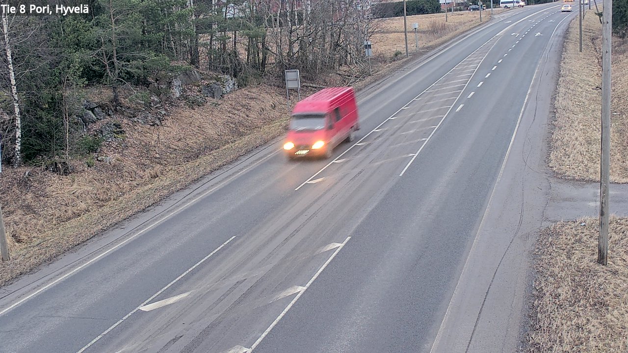 Kelikamerat Kuva Tie 8 Pori, Hyvelä, Pori, Satakunta