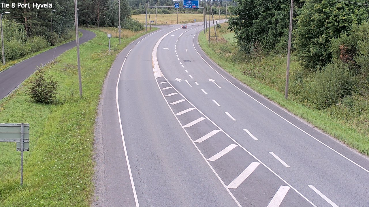 Kelikamerat Kuva Tie 8 Pori, Hyvelä, Pori, Satakunta