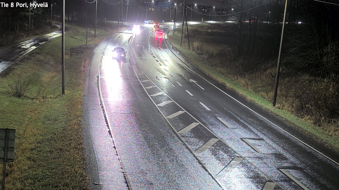 Kelikamerat Kuva Tie 8 Pori, Hyvelä, Pori, Satakunta