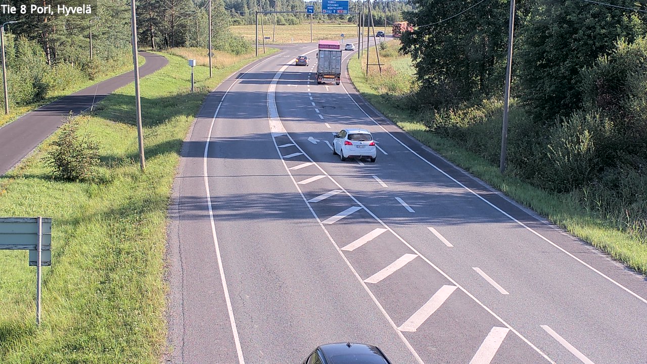 Kelikamerat Kuva Tie 8 Pori, Hyvelä, Pori, Satakunta