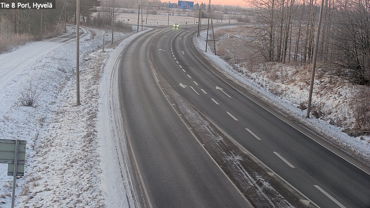 Kelikamerat Kuva Tie 8 Pori, Hyvelä, Pori, Satakunta