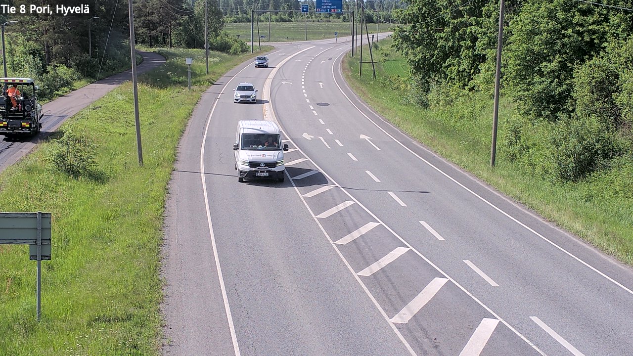 Kelikamerat Kuva Tie 8 Pori, Hyvelä, Pori, Satakunta
