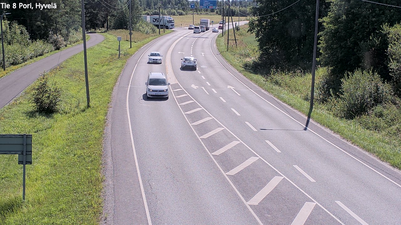 Kelikamerat Kuva Tie 8 Pori, Hyvelä, Pori, Satakunta