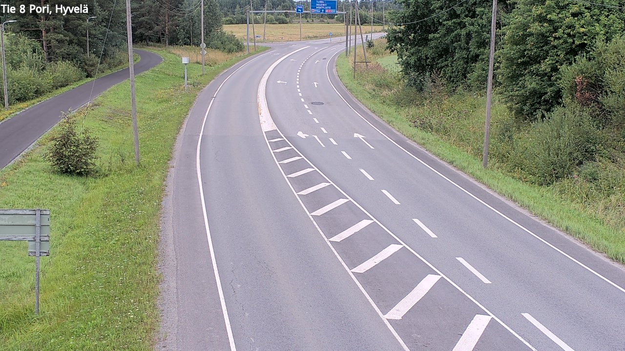 Kelikamerat Kuva Tie 8 Pori, Hyvelä, Pori, Satakunta
