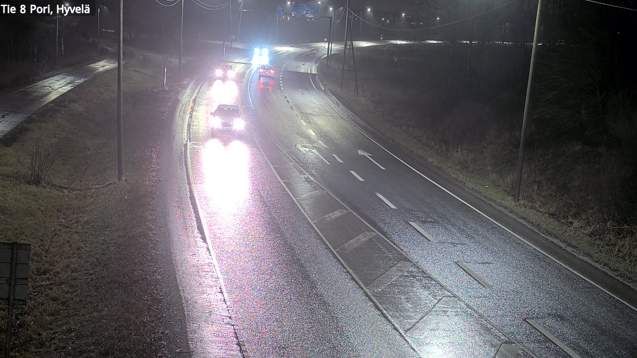 Weather Camera Image Road 8 Pori, Hyvelä, Pori, Satakunta