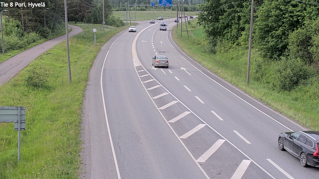 Kelikamerat Kuva Tie 8 Pori, Hyvelä, Pori, Satakunta