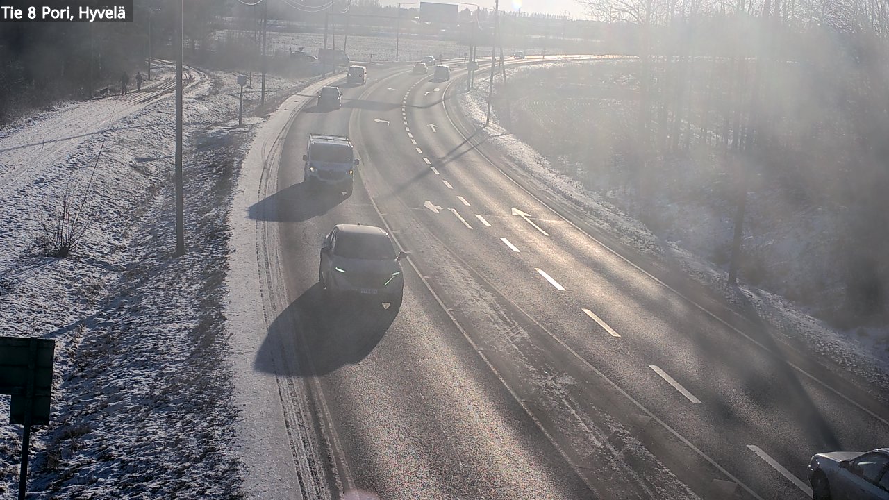 Kelikamerat Kuva Tie 8 Pori, Hyvelä, Pori, Satakunta