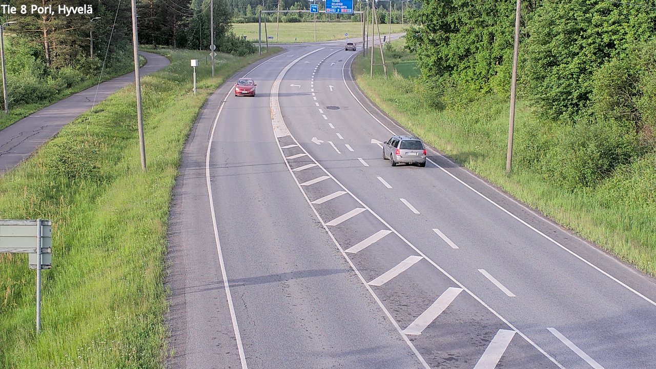 Kelikamerat Kuva Tie 8 Pori, Hyvelä, Pori, Satakunta