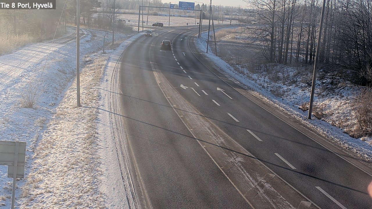 Kelikamerat Kuva Tie 8 Pori, Hyvelä, Pori, Satakunta