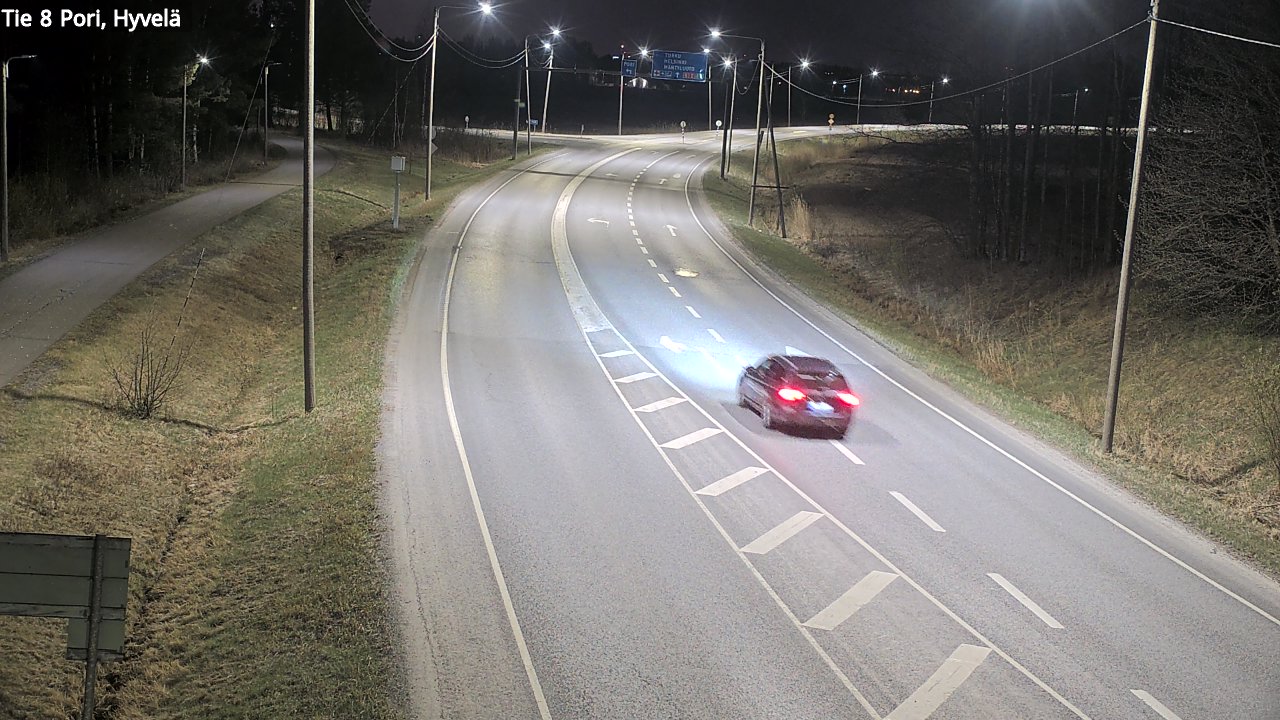 Kelikamerat Kuva Tie 8 Pori, Hyvelä, Pori, Satakunta