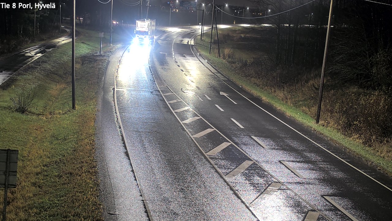 Kelikamerat Kuva Tie 8 Pori, Hyvelä, Pori, Satakunta