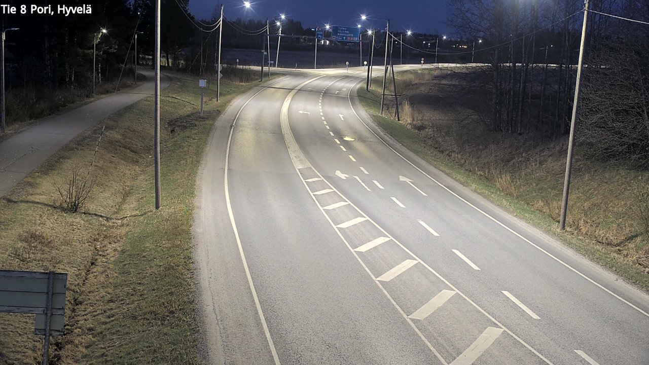 Kelikamerat Kuva Tie 8 Pori, Hyvelä, Pori, Satakunta