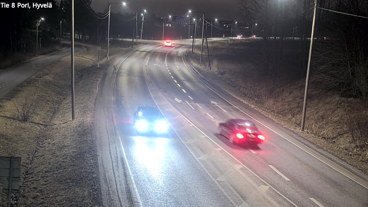 Weather Camera Image Road 8 Pori, Hyvelä, Pori, Satakunta