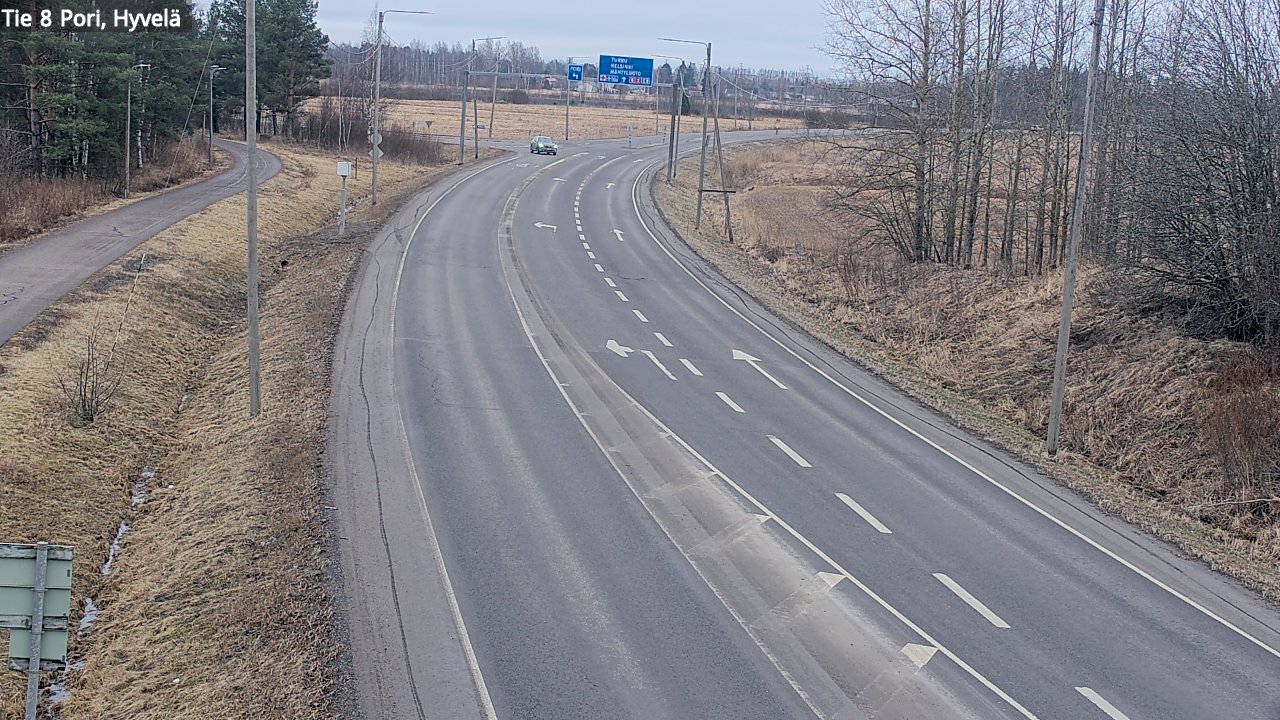 Kelikamerat Kuva Tie 8 Pori, Hyvelä, Pori, Satakunta