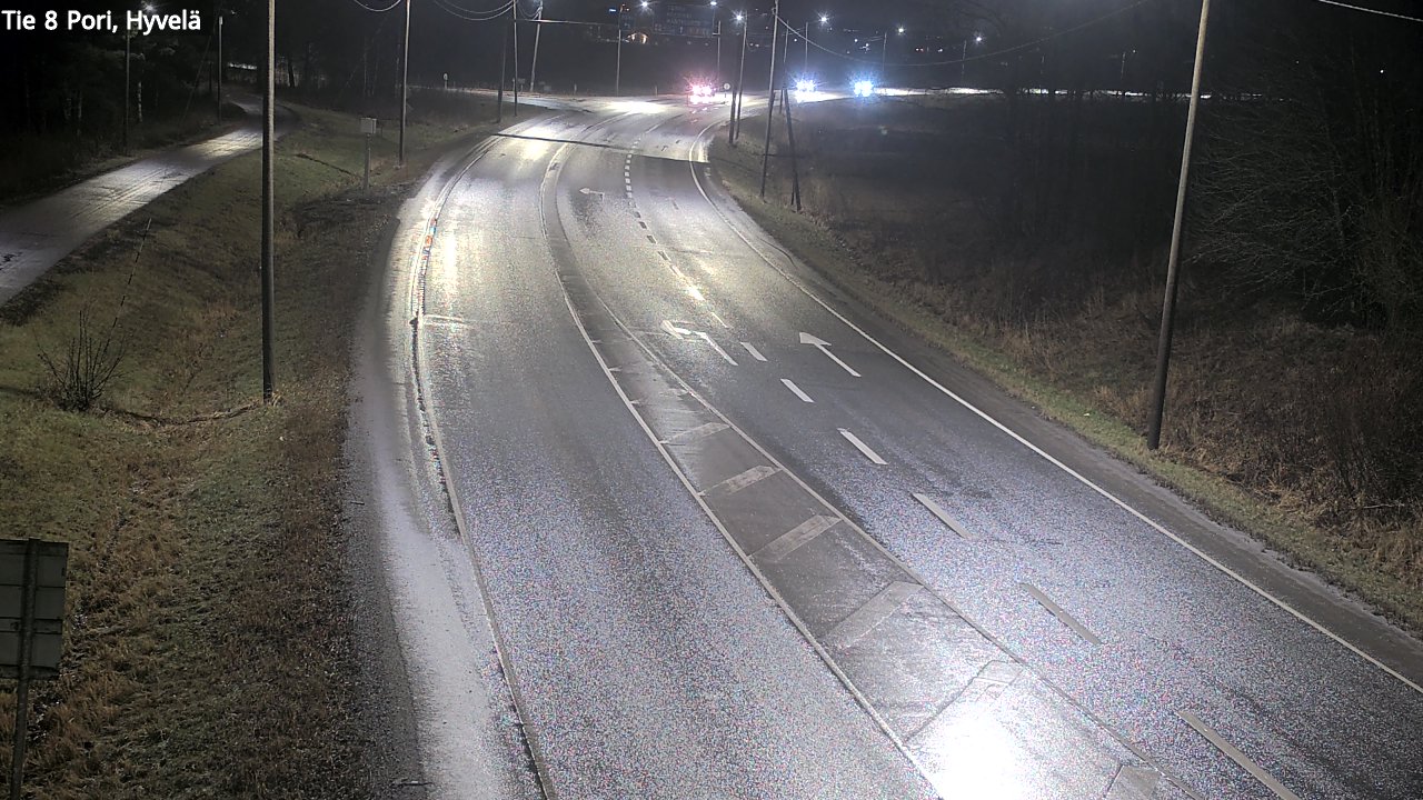 Weather Camera Image Road 8 Pori, Hyvelä, Pori, Satakunta