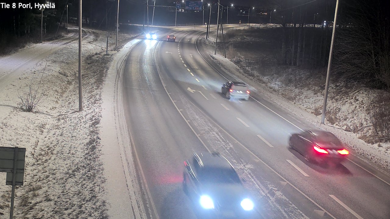 Weather Camera Image Road 8 Pori, Hyvelä, Pori, Satakunta