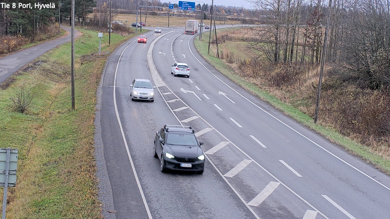 Kelikamerat Kuva Tie 8 Pori, Hyvelä, Pori, Satakunta