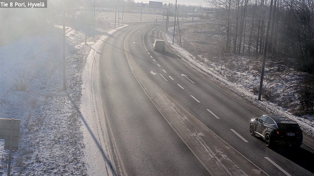 Kelikamerat Kuva Tie 8 Pori, Hyvelä, Pori, Satakunta