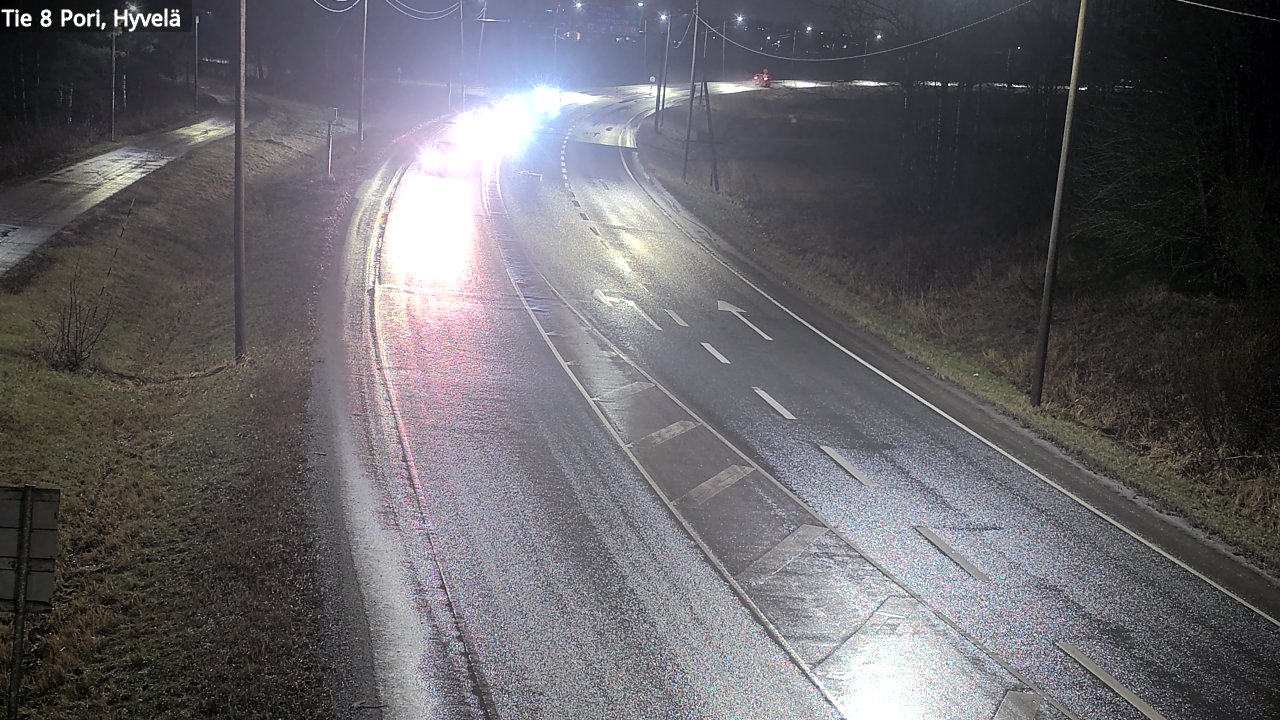 Weather Camera Image Road 8 Pori, Hyvelä, Pori, Satakunta