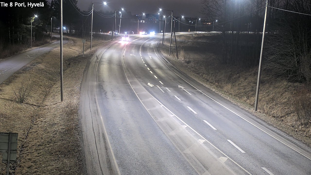 Weather Camera Image Road 8 Pori, Hyvelä, Pori, Satakunta