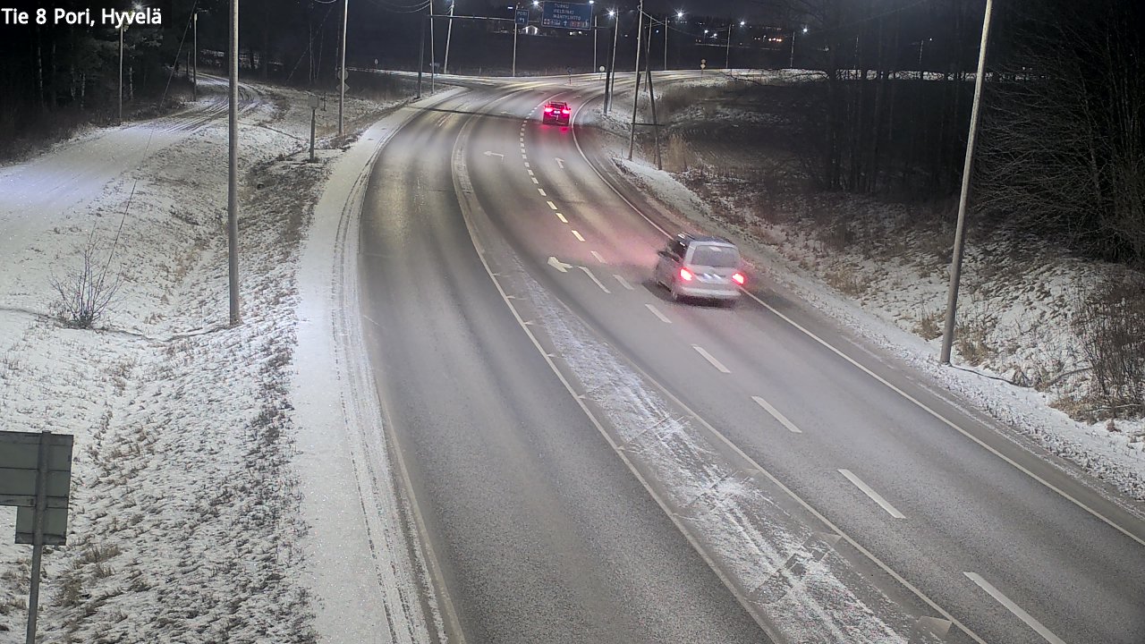 Kelikamerat Kuva Tie 8 Pori, Hyvelä, Pori, Satakunta