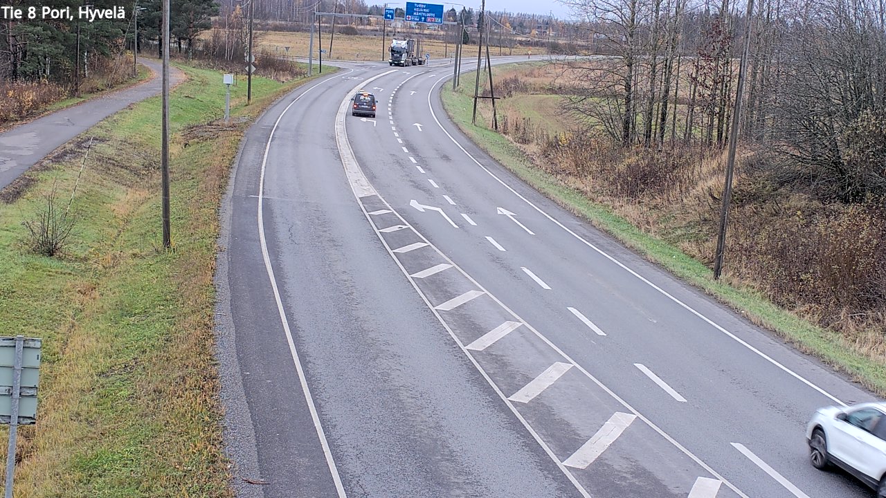 Kelikamerat Kuva Tie 8 Pori, Hyvelä, Pori, Satakunta