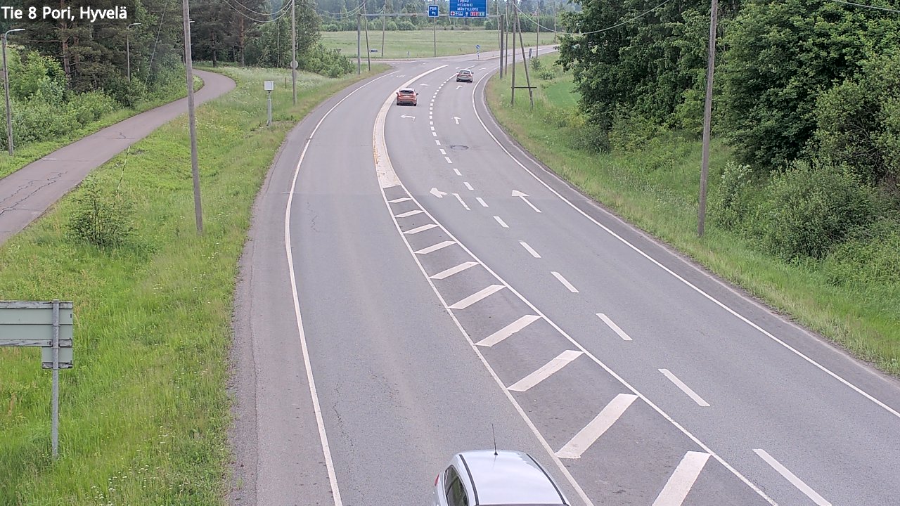 Kelikamerat Kuva Tie 8 Pori, Hyvelä, Pori, Satakunta