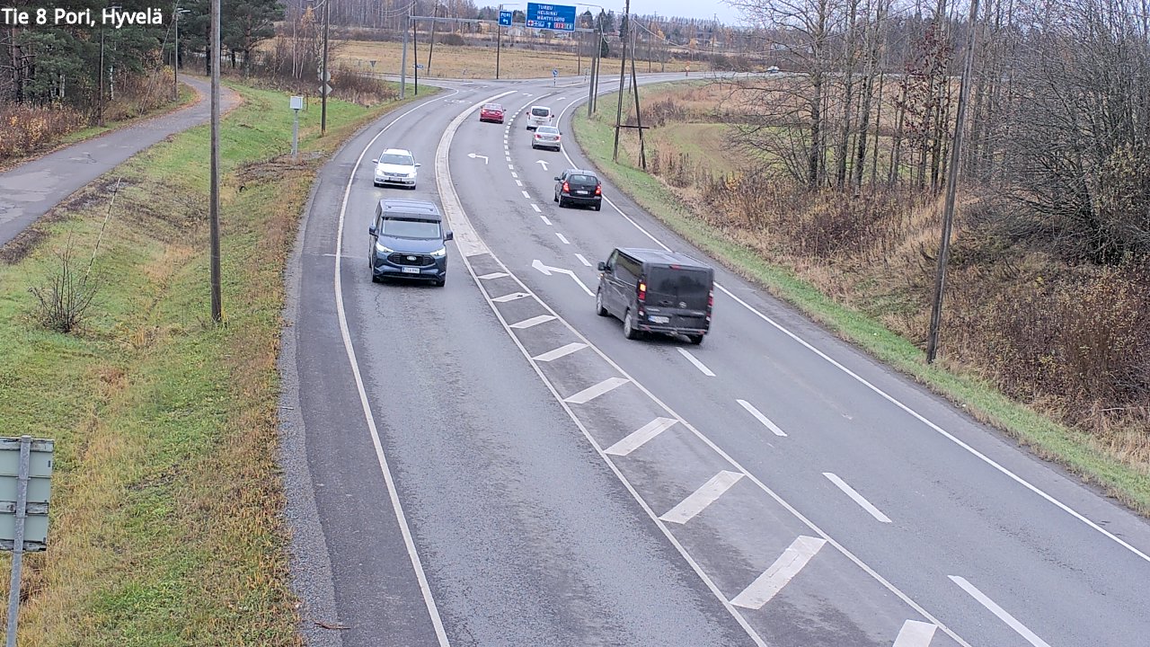 Kelikamerat Kuva Tie 8 Pori, Hyvelä, Pori, Satakunta
