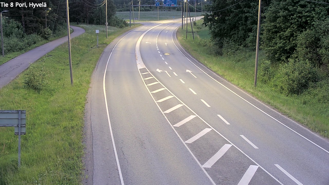 Kelikamerat Kuva Tie 8 Pori, Hyvelä, Pori, Satakunta