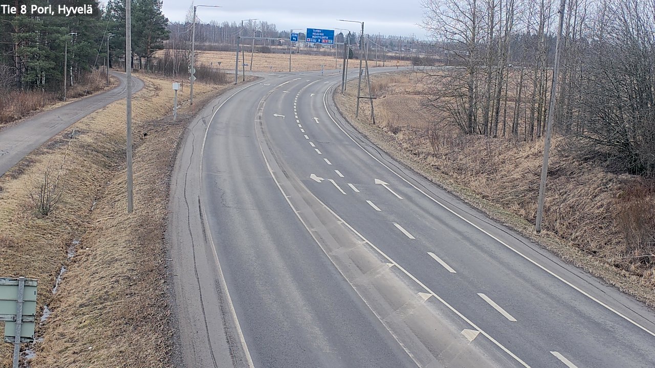 Kelikamerat Kuva Tie 8 Pori, Hyvelä, Pori, Satakunta