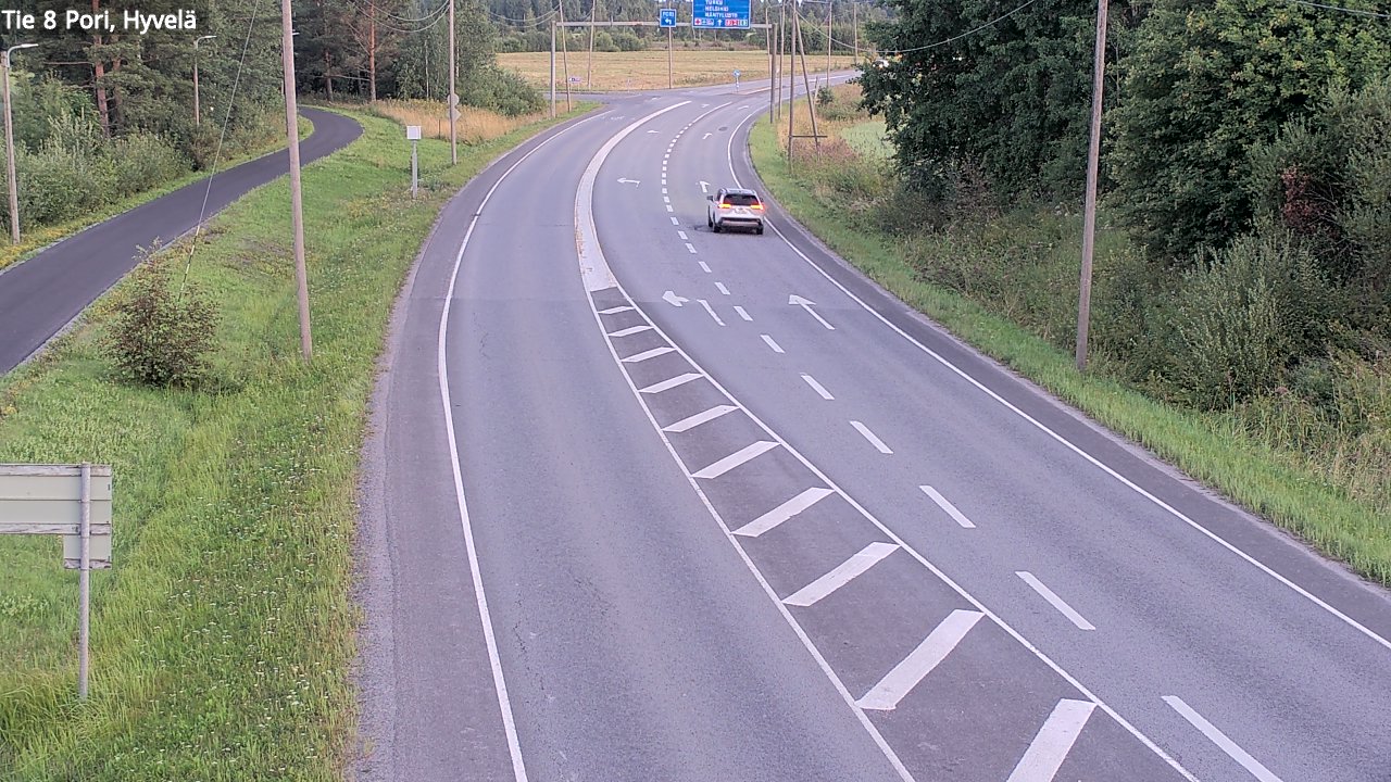 Kelikamerat Kuva Tie 8 Pori, Hyvelä, Pori, Satakunta