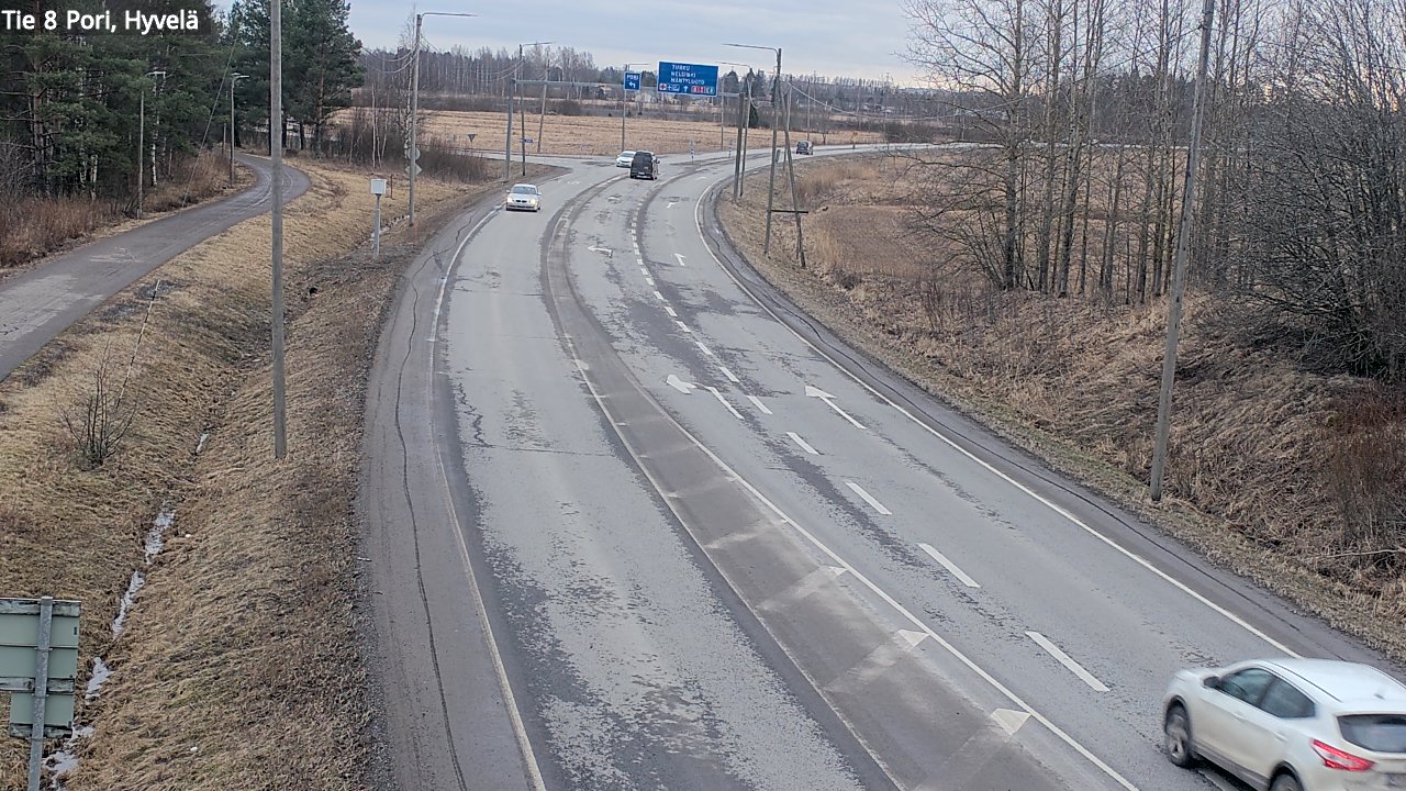 Kelikamerat Kuva Tie 8 Pori, Hyvelä, Pori, Satakunta