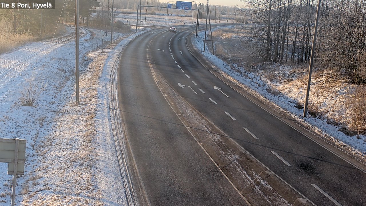 Kelikamerat Kuva Tie 8 Pori, Hyvelä, Pori, Satakunta