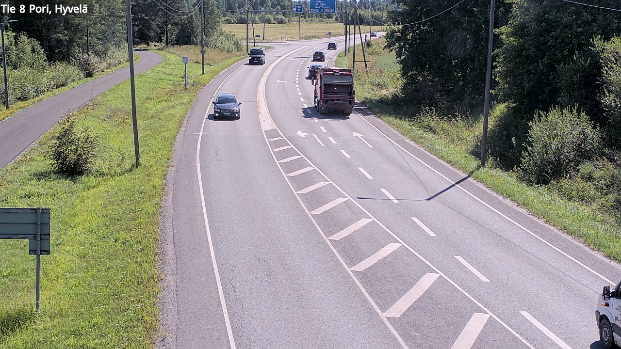 Kelikamerat Kuva Tie 8 Pori, Hyvelä, Pori, Satakunta