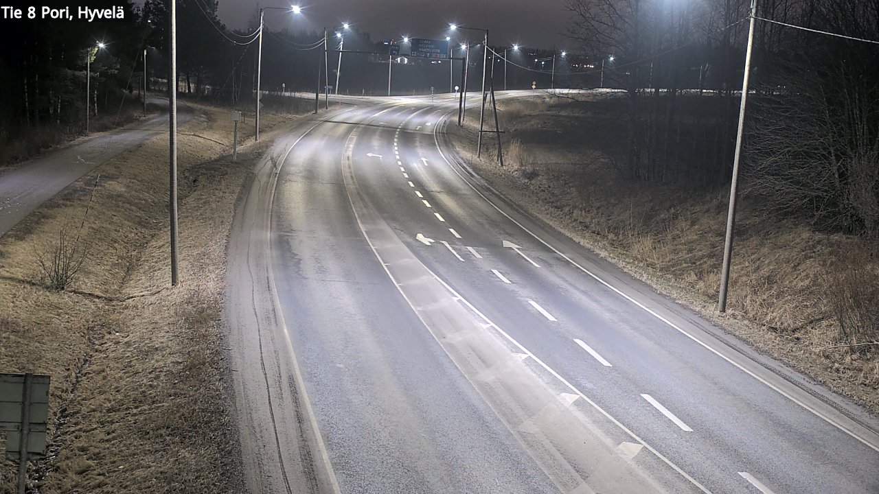Weather Camera Image Road 8 Pori, Hyvelä, Pori, Satakunta